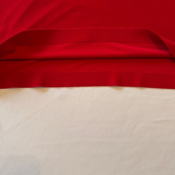 Norma Kamali All-In-One Mini Top Red Sz S - Picture 4 of 10